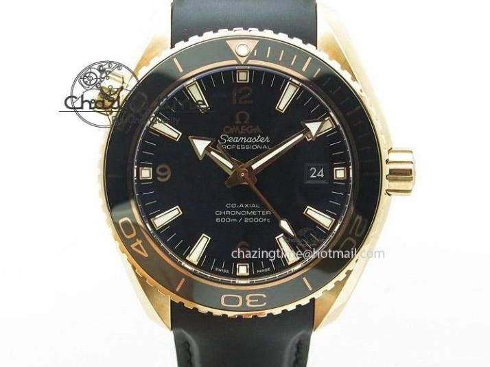 0411 Colorful Planet Ocean SS Bp Maker 45mm Black Bezel On Black Rubber Strap A 8219